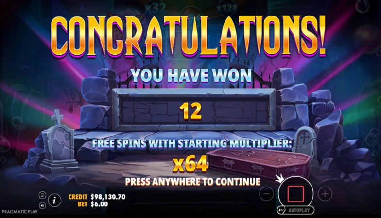 Vampy Party Slot Pulsuz Fırlanmalar